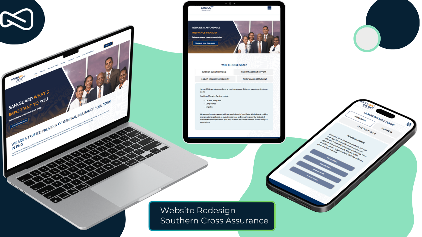 Southern Cross Assurance website redesign by SNS Tech