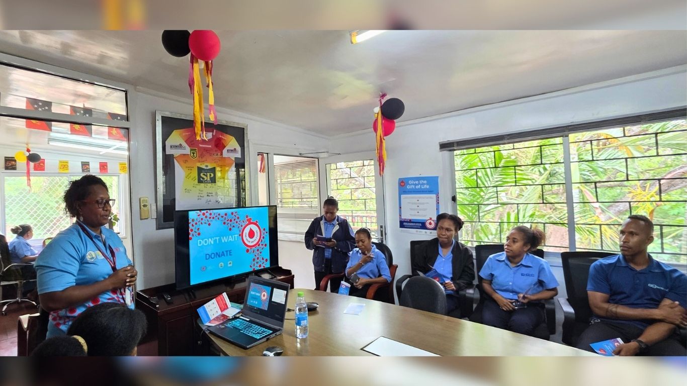 Staff Attending Voluntary Blood Awareness Session